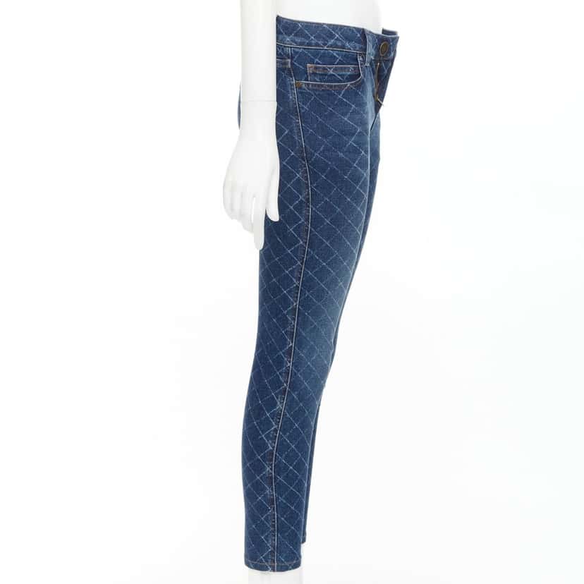 Chanel Jeans Blue Cotton Very good condition - Model View