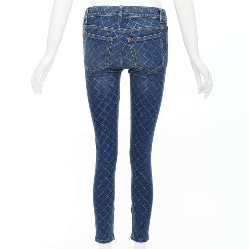 Chanel Jeans Blue Cotton Very good condition - Box View