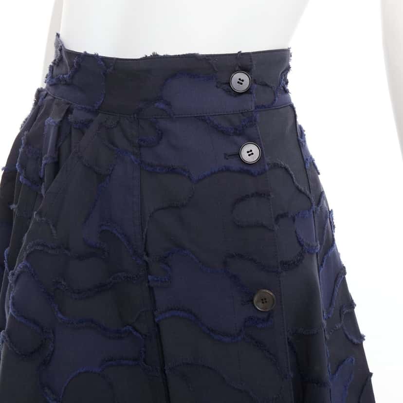 Dior Skirt Navy Cotton Very good condition - Back View