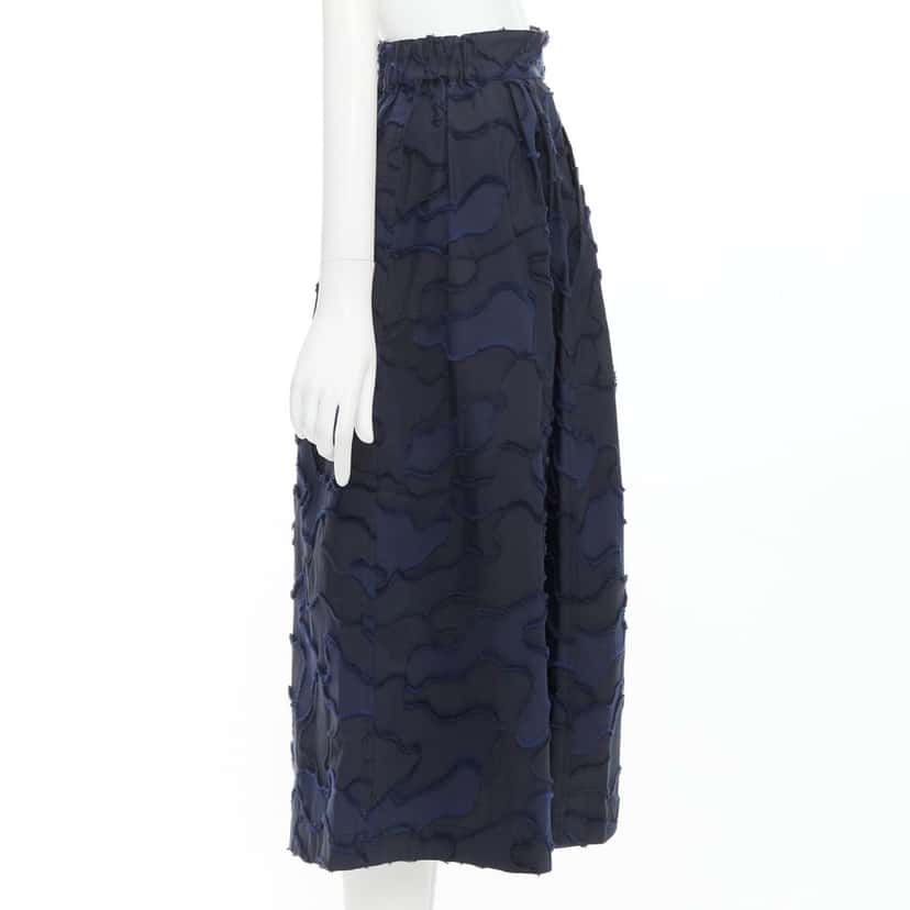 Dior Skirt Navy Cotton Very good condition - Model View