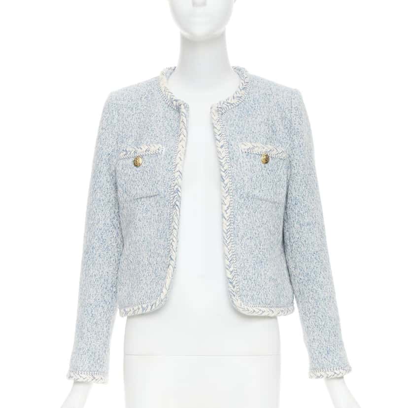 Celine Product Blue Tweed Never worn, with tag - Front View