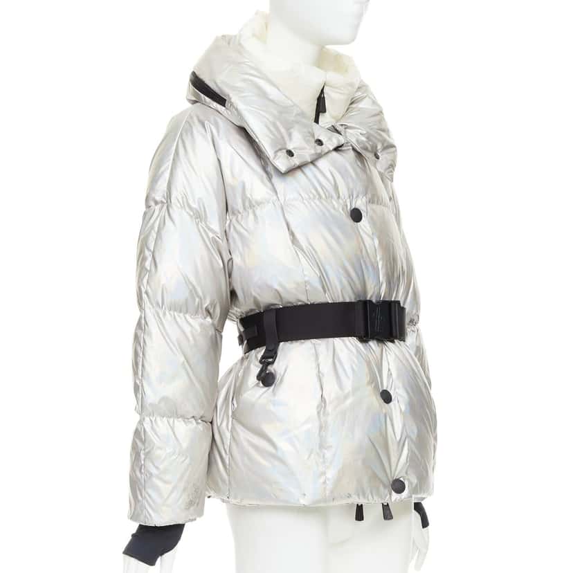 Moncler Ollignan Silver Fair condition - Model View