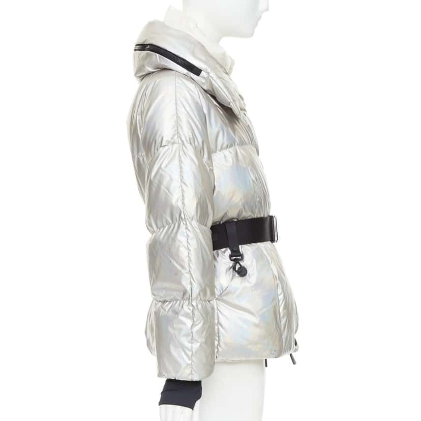 Moncler Ollignan Silver Fair condition - Box View