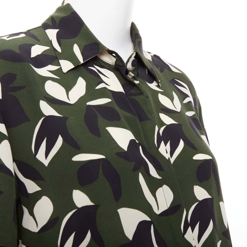 Matteau Product Green Silk Very good condition - Back View