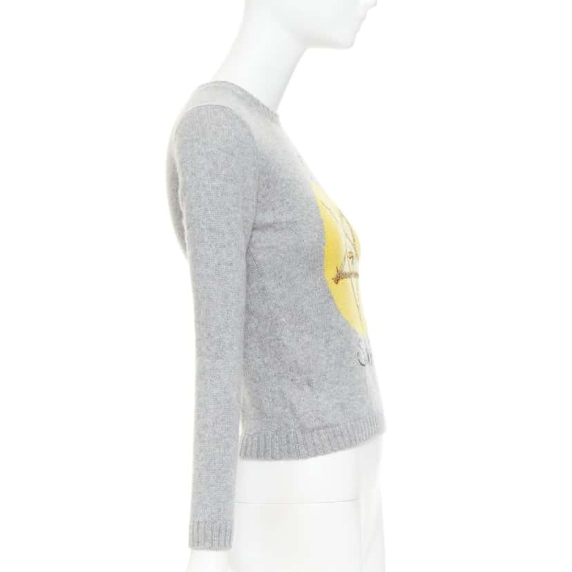 Dior 5 of Swords Grey Cashmere Very good condition - Model View