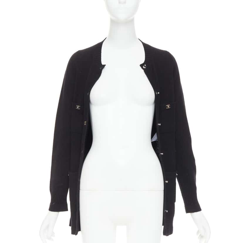 Chanel Product Black Cashmere Fair condition - Inside View