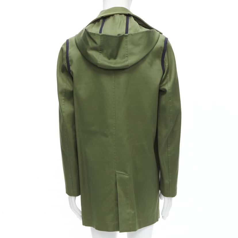 VALENTINO GARAVANI Green Cotton Coat Green Cotton Very good condition - Model View