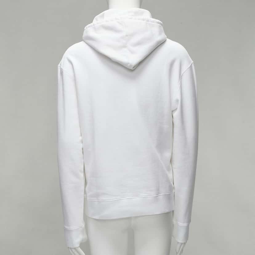 Calvin Klein Cowboy Print Hoodie Red Cotton Fair condition - Box View