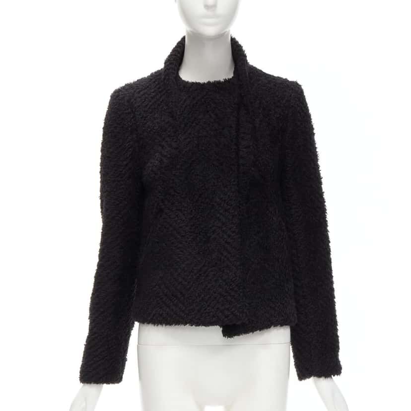 Isabel Marant Wool Stand Collar Jacket Black Wool Never worn - Inside View