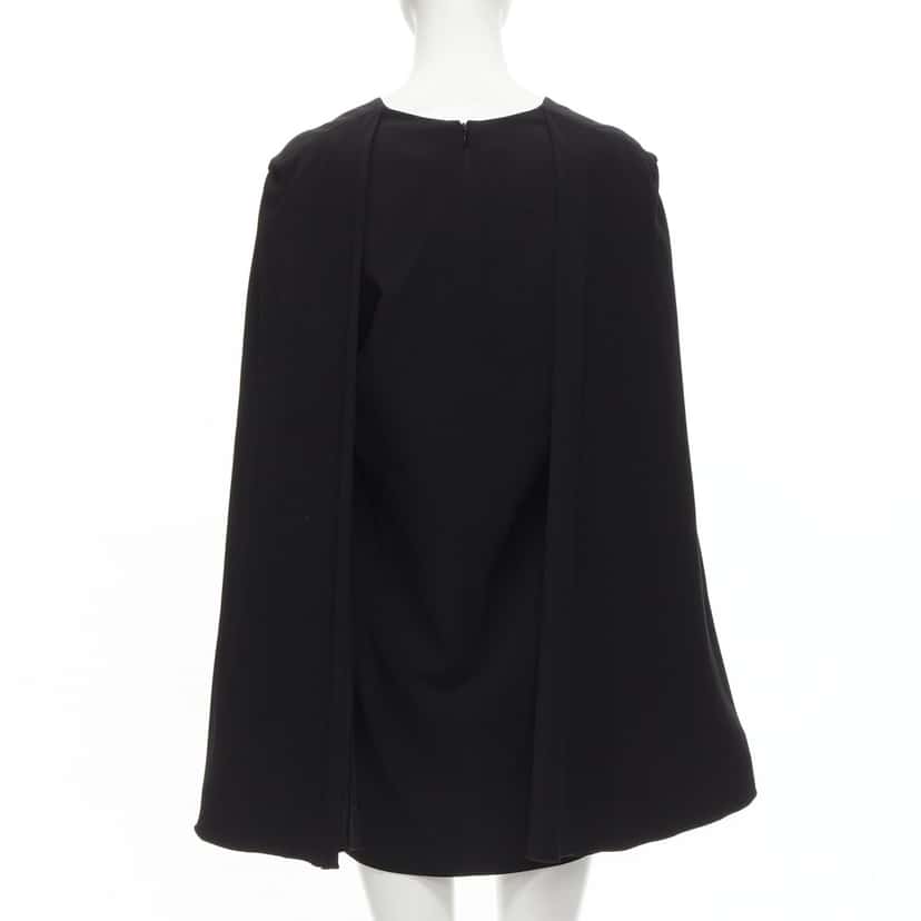 Dion Lee Cape Satin Dress Black Viscose Never worn - Box View