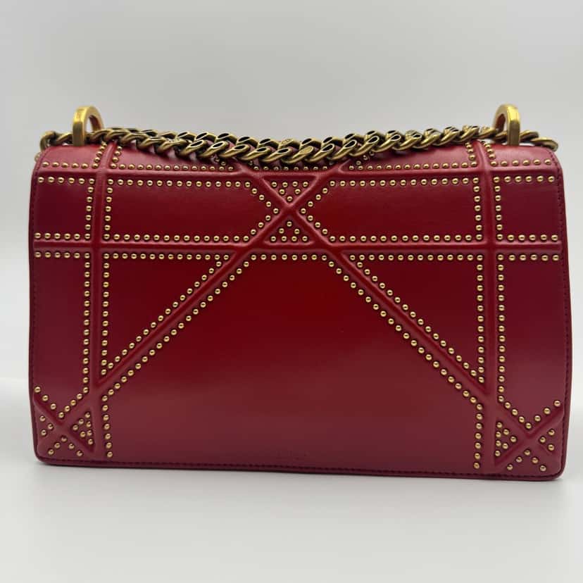 Dior Diorama Red Leather Good condition - Back View