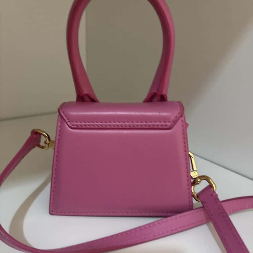 Jacquemus Le Chiquito Pink Leather Very good condition - Back View