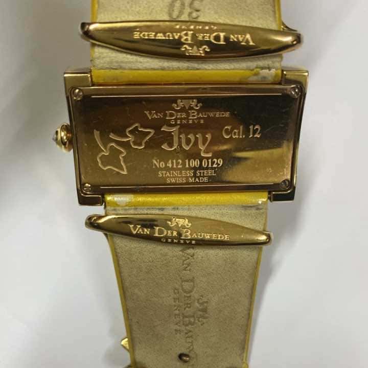Van Der Bauwede Watch Other Good condition - Back View