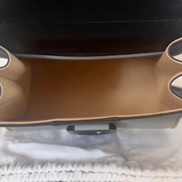 Delvaux Limited Ed. Mini Nuance Black Leather Palladium Good condition - Inside View