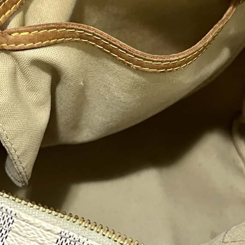 Louis Vuitton Speedy 30 Azur White Canvas Fair condition - Inside View
