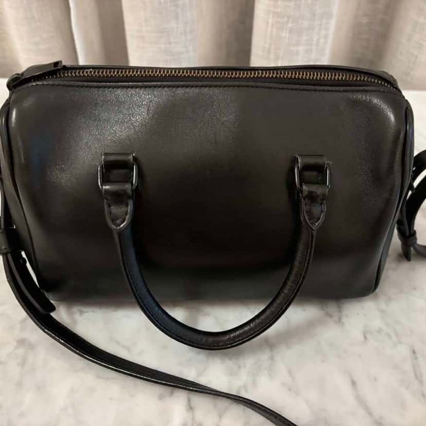 Saint Laurent Small Duffle Bag Black Leather Metal Very good condition - Inside View