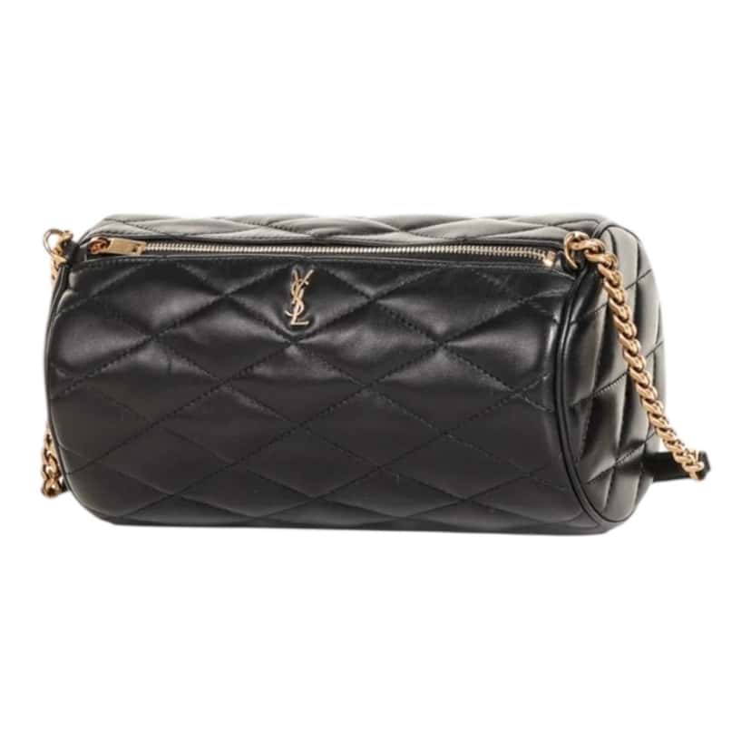 Saint Laurent Saint Laurent Tube Sade Black Leather Never worn, with tag - Box View