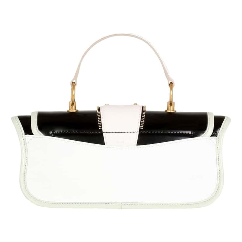 Balmain Balmain Blaze Mint Green Leather Baguette Top Handle Crossbody Bag Green Leather Never worn - Box View