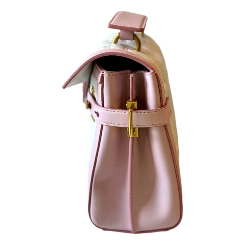 Balmain Balmain B-Buzz 23 Pink White Tote Crossbody Shoulder Bag Quilted Leather Pink Leather Never worn - Box View