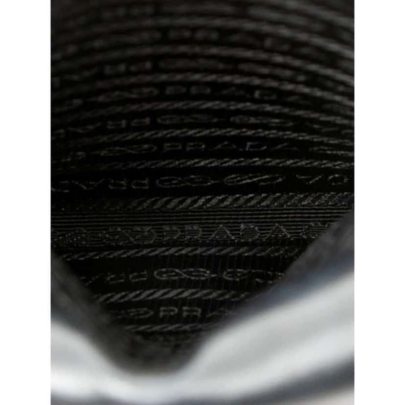 Prada Prada Saffiano Lux Black Top Handle Chain Strap Mini Bag Black Leather Good condition - Inside View