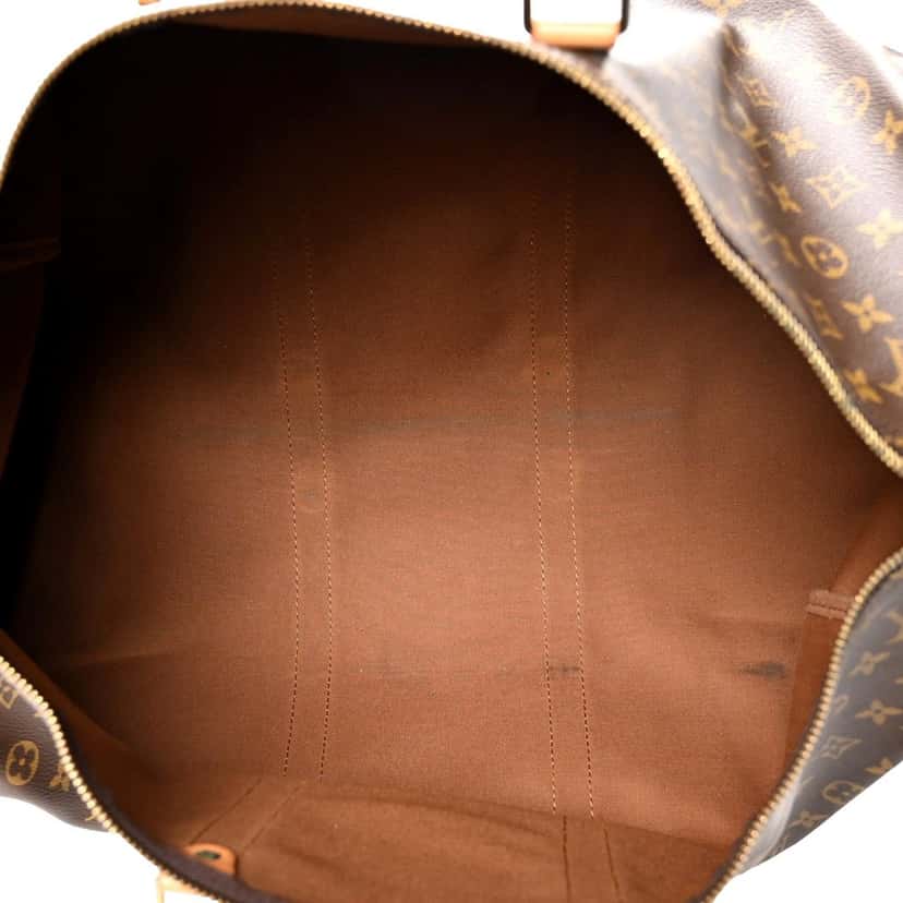 Louis Vuitton Louis Vuitton Keepall 55 Monogram Canvas Duffle Bag Brown Canvas Good condition - Box View