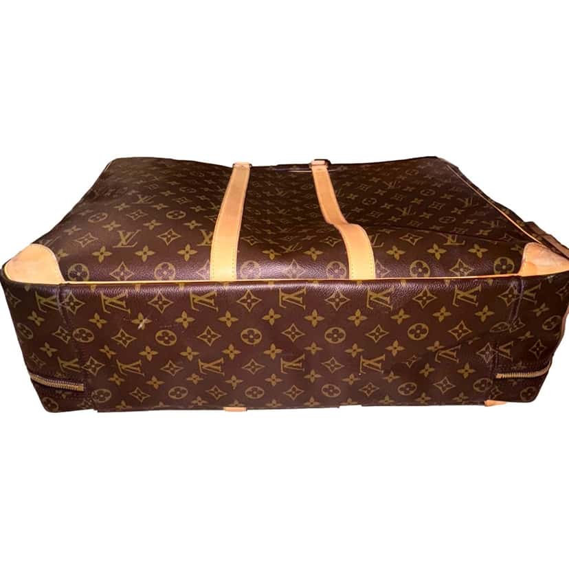 Louis Vuitton Louis Vuitton Sirius 55 Suitcase Classic Monogram Canvas Leather Travel Bag Brown Leather Good condition - Box View