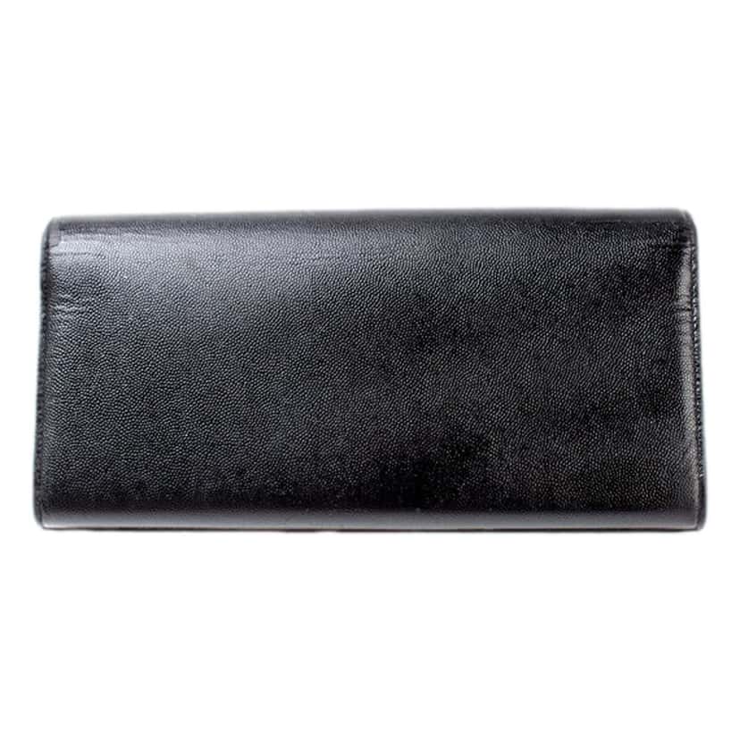 Saint Laurent Saint Laurent Cassandre Classic Monogram Black Leather Clutch Black Leather Good condition - Inside View