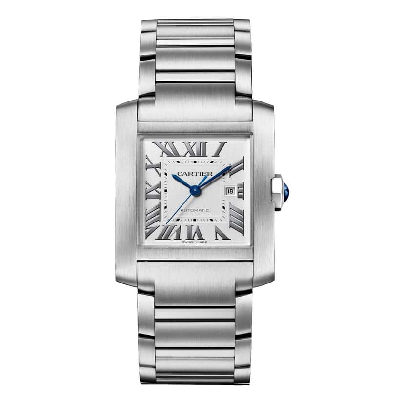 Cartier Cartier Tank Francaise Automatic 36.7mm Stainless Steel Watch Large Model Other Good condition - Front View