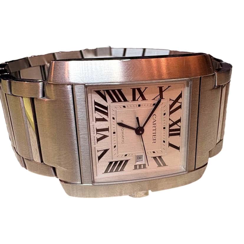 Cartier Cartier Tank Francaise Automatic 36.7mm Stainless Steel Watch Large Model Other Good condition - Inside View