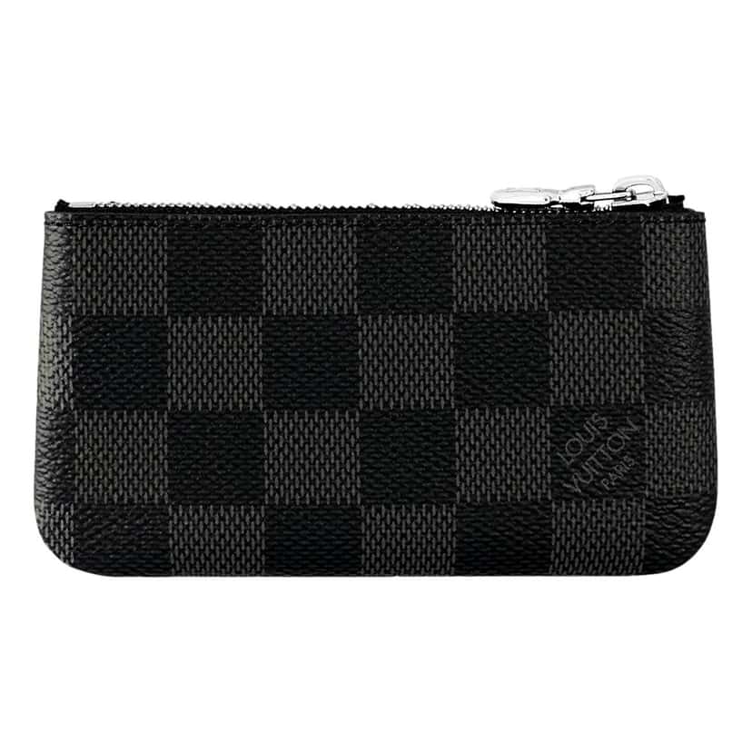 Louis Vuitton Louis Vuitton Key Pouch Damier Graphite Canvas Black Leather Good condition - Inside View