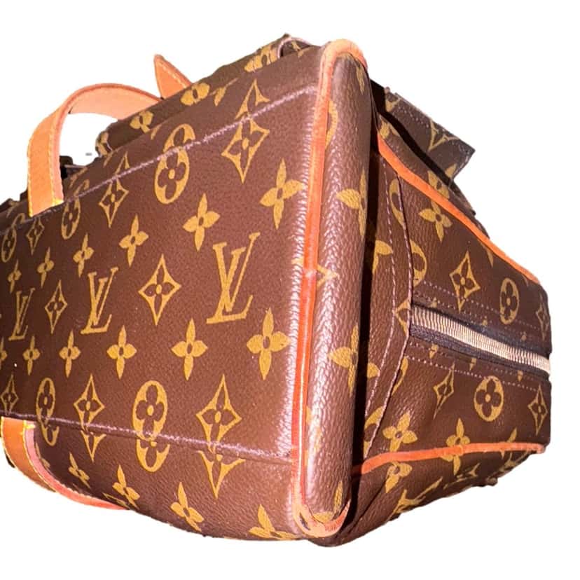 Louis Vuitton Louis Vuitton Manhattan GM Shoulder Bag in Monogram Canvas with Leather Trim Brown Leather Good condition - Box View