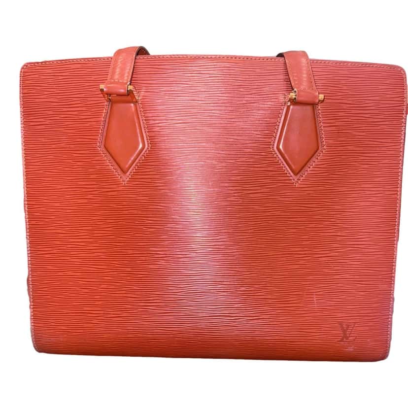 Louis Vuitton Louis Vuitton Duplex Shoulder Bag Tote in Kenyan Fawn Epi Leather Brown Leather Good condition - Inside View