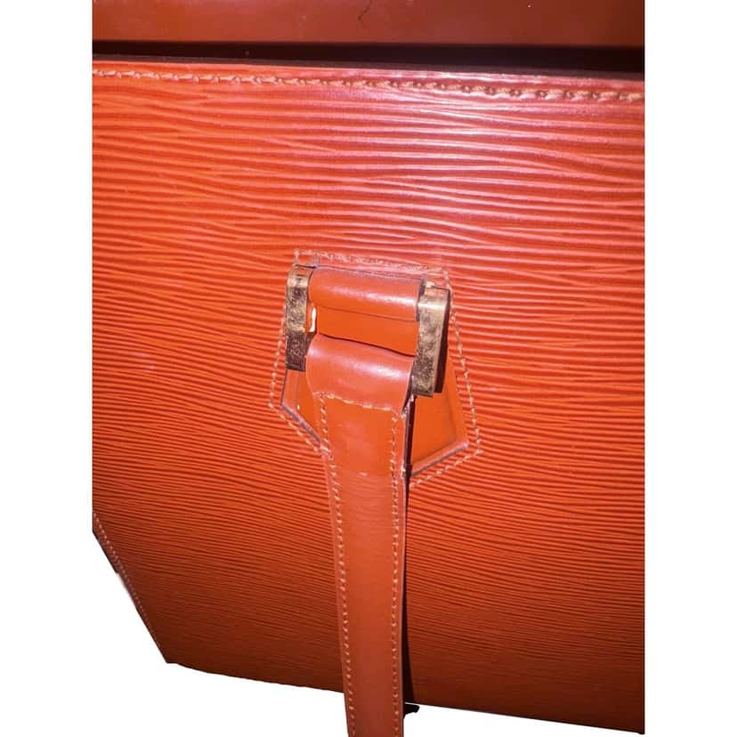 Louis Vuitton Louis Vuitton Duplex Shoulder Bag Tote in Kenyan Fawn Epi Leather Brown Leather Good condition - Box View