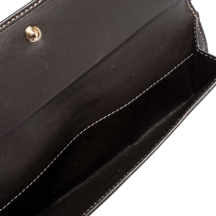 Gucci Gucci Mayfair Long Wallet in GG Canvas with Web Stripe Bow Detail Brown Leather Good condition - Box View