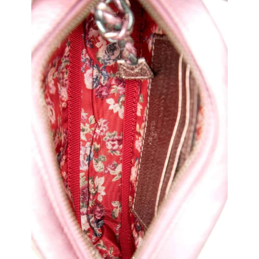 Gucci Gucci Mini Zumi Quilted Nappa Trapuntata Metallic Dome Crossbody Bag Pink and Blue Blue Lace Good condition - Box View