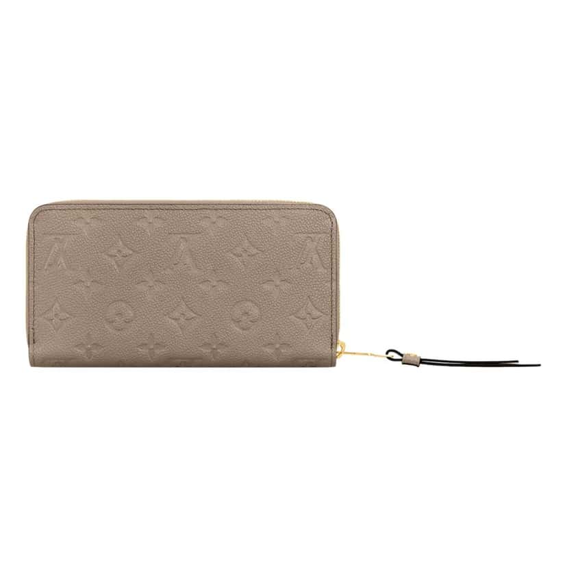 Louis Vuitton Louis Vuitton Zippy Empreinte Embossed Leather Wallet in Turtledove Gray Grey Leather Good condition - Box View