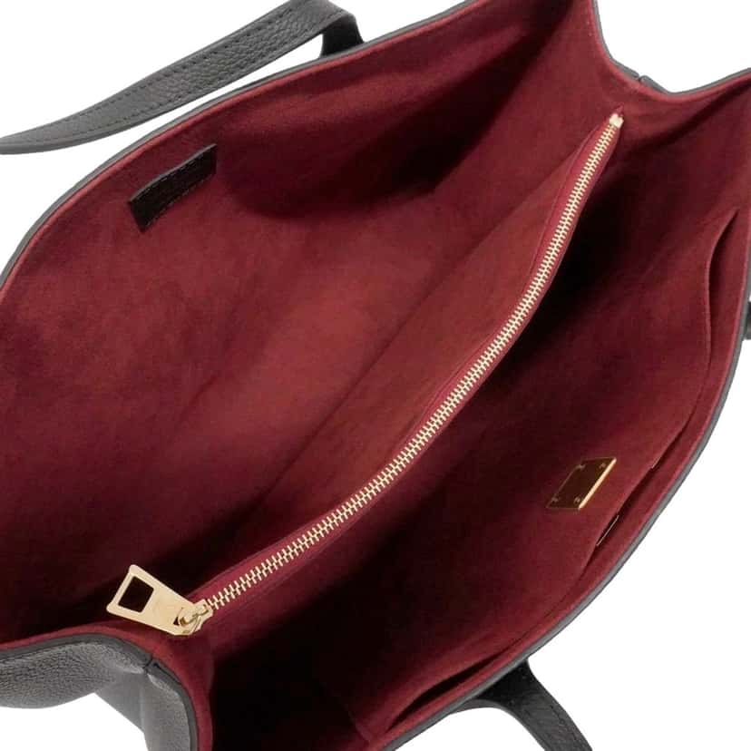 Louis Vuitton Louis Vuitton Lockme Shopper Tote Grained Leather Noir Black with Gold Hardware Black Leather Good condition - Box View