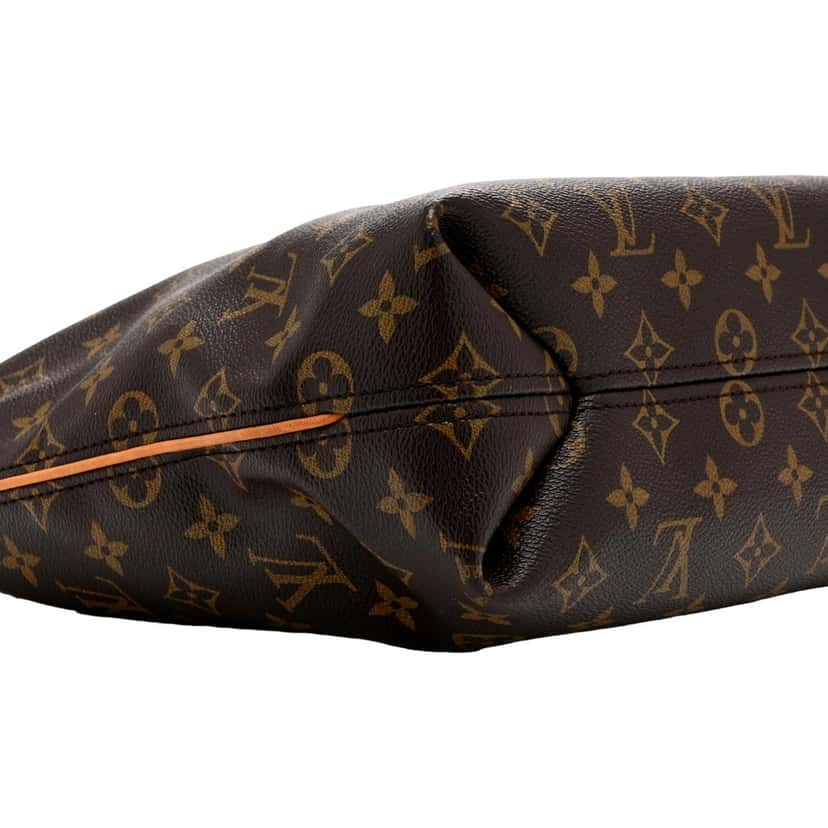 Louis Vuitton Louis Vuitton Sully Handbag in Monogram Canvas Brown Leather Good condition - Box View