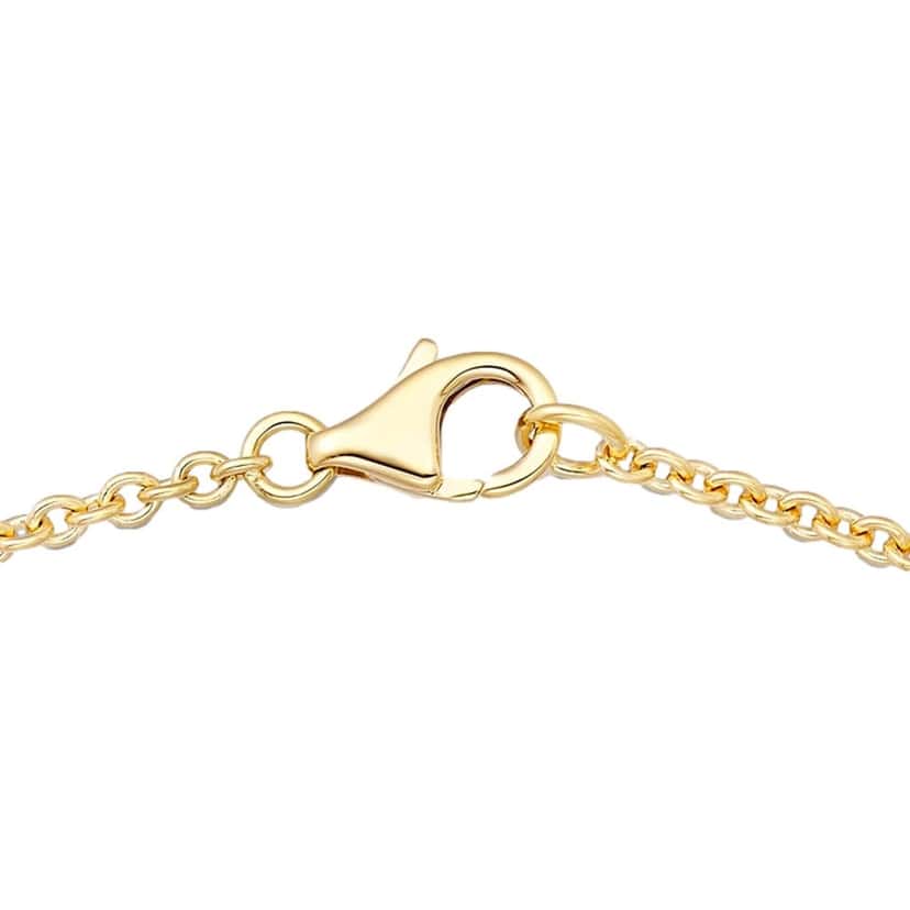 Cartier Cartier Love Pendant Interlocking Necklace 18k Yellow Gold Gold Lace Good condition - Inside View