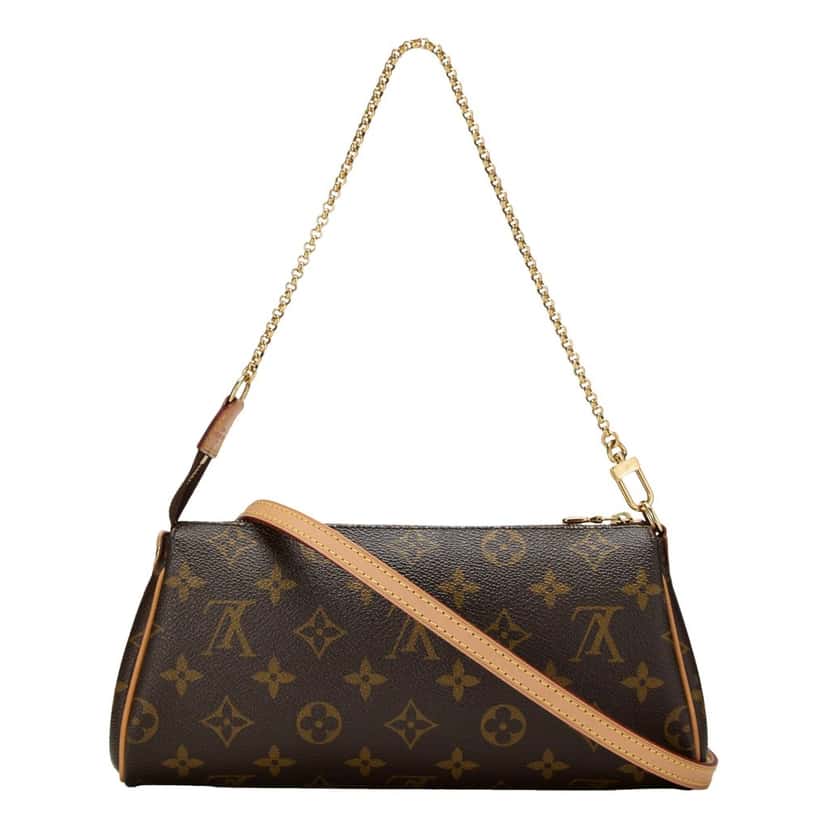 Louis Vuitton Louis Vuitton Eva Monogram Canvas Shoulder Bag Brown Leather Good condition - Model View