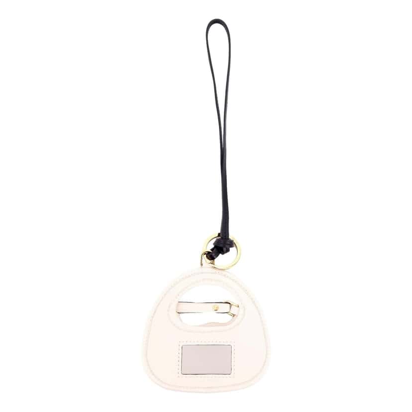 Miu Miu Miu Miu Wander Quilted Matelasse Leather Bag Charm in White White Leather Never worn - Inside View