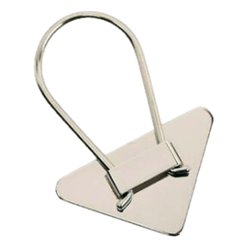 Prada Prada Enameled Metal Key Ring Red and Gold Triangle Logo Purse Charm Red Never worn - Box View