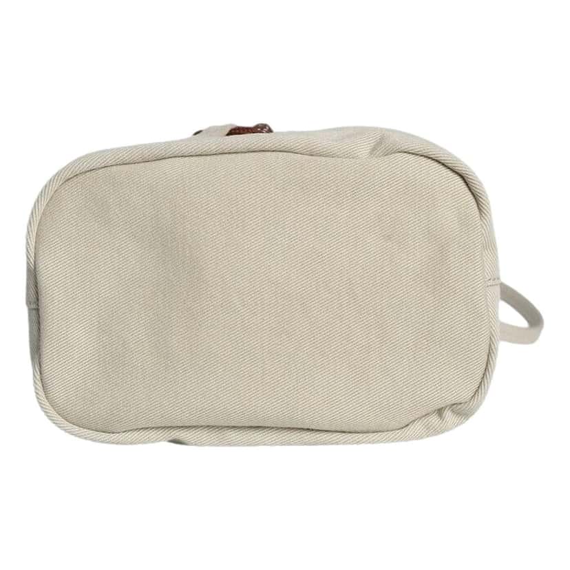 Miu Miu Miu Miu Gabardine Mini Bucket Bag in White Beige Leather Never worn - Inside View