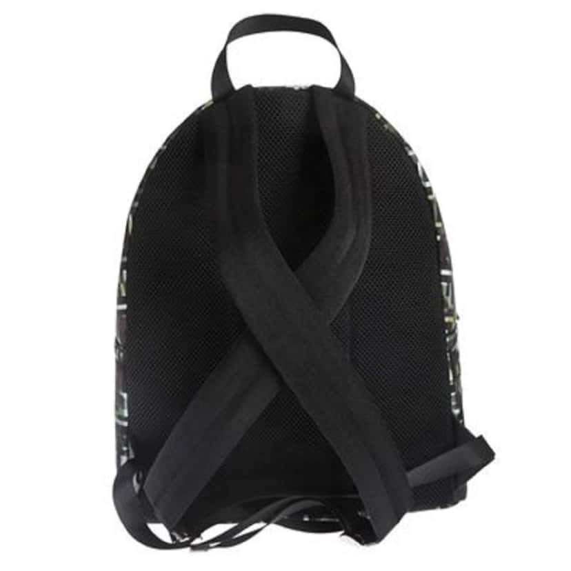 Fendi Fendi FF Zucca Nylon Multicolor Camouflage Print Large Backpack Black Good condition - Box View