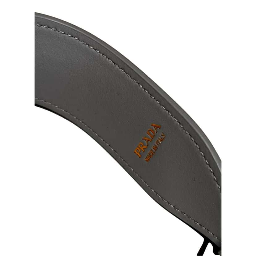 Prada Prada Saffiano Leather Strap with Mini Pouch Celeste Blue Gold Hardware Blue Leather Never worn - Box View