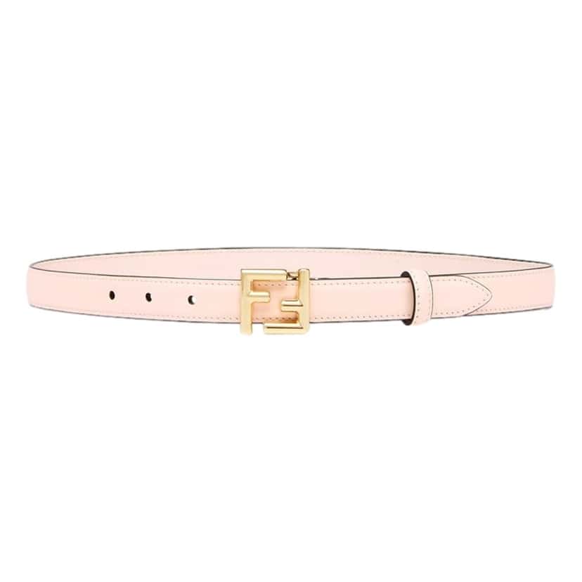 Fendi Fendi FF Confeto Pink Calfskin Leather Belt size 85 Pink Leather Never worn - Inside View