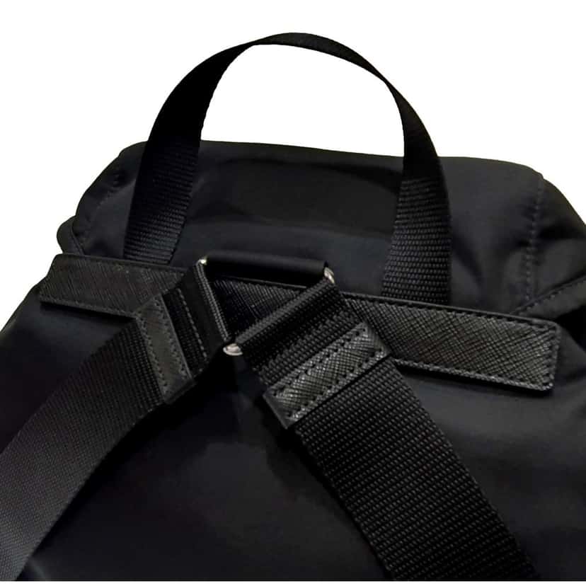 Prada Prada Re-Nylon Black Drawstring Small Rucksack Backpack Black Never worn - Box View
