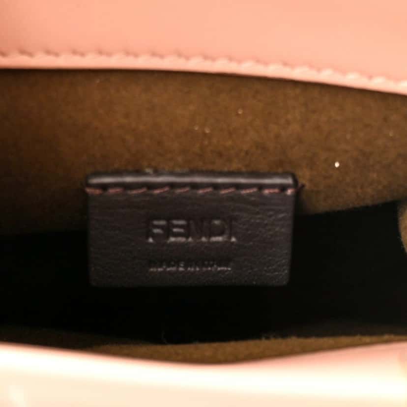 Fendi Fendi Mini Sunshine Shopper Tote Crossbody Baby Pink Zucca Leather Pink Leather Never worn - Box View