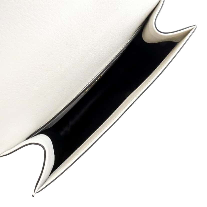 Miu Miu Miu Miu Madras White Leather Crossbody Bag White Leather Never worn - Model View