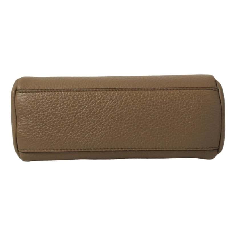 Prada Prada Vitello Daino Argilla Grey Leather Cosmetic Pouch Other Leather Never worn - Box View